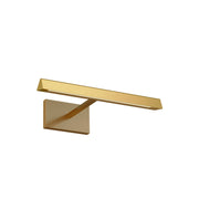 Dessau 12" LED Picture Light, 120V, Natural Brass Finish - Bees Lighting