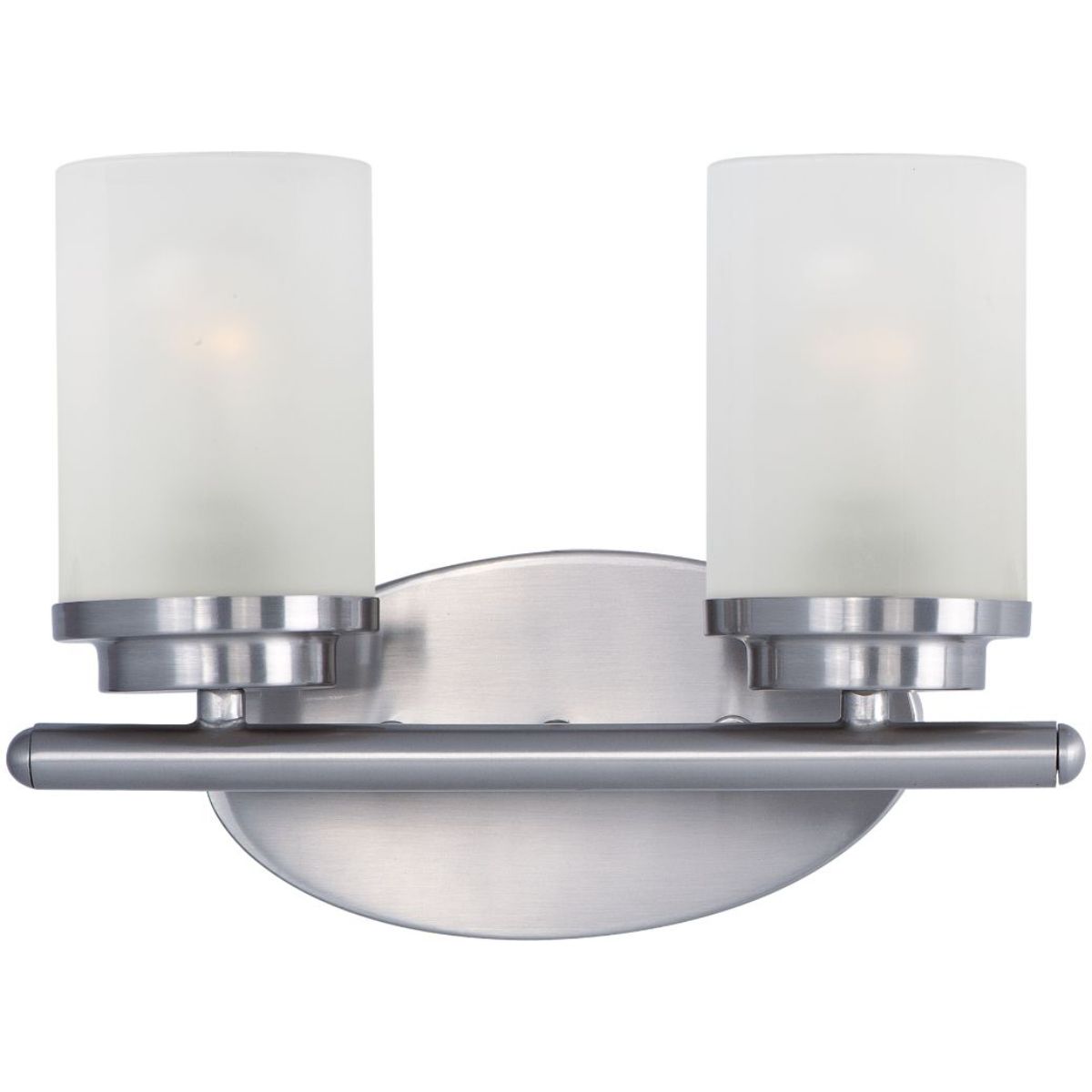 Corona 12 In. 2 Lights Vanity Light with frosted glass