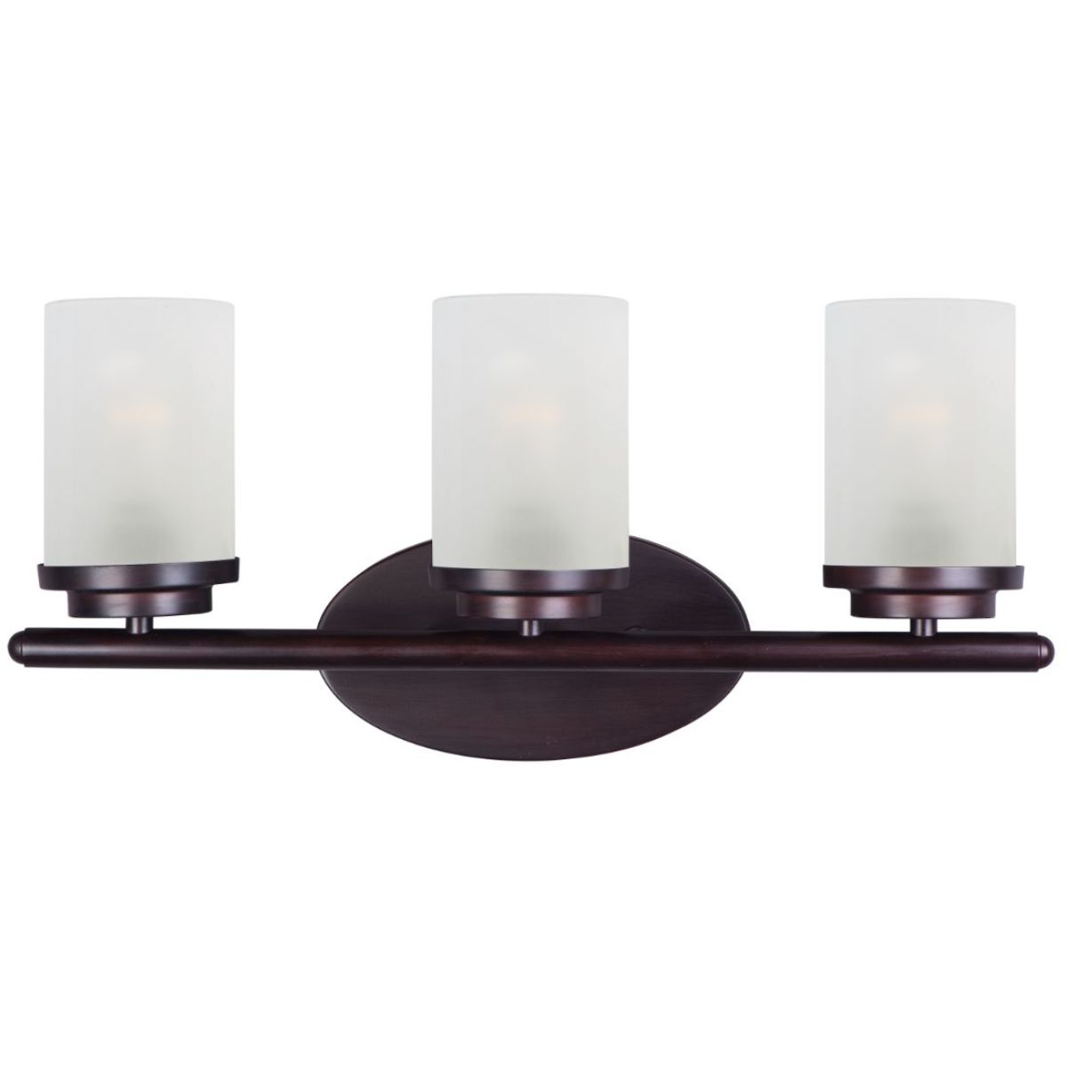 Corona 19 In. 3 Lights Vanity Light with frosted glass