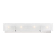 Syll 26" 4-Light LED Bathroom Vanity, Chrome Finish - Bees Lighting