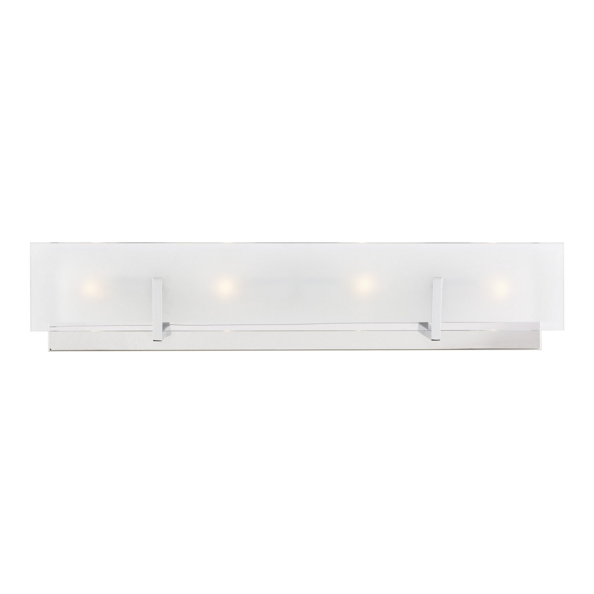 Syll 26" 4-Light LED Bathroom Vanity, Chrome Finish - Bees Lighting
