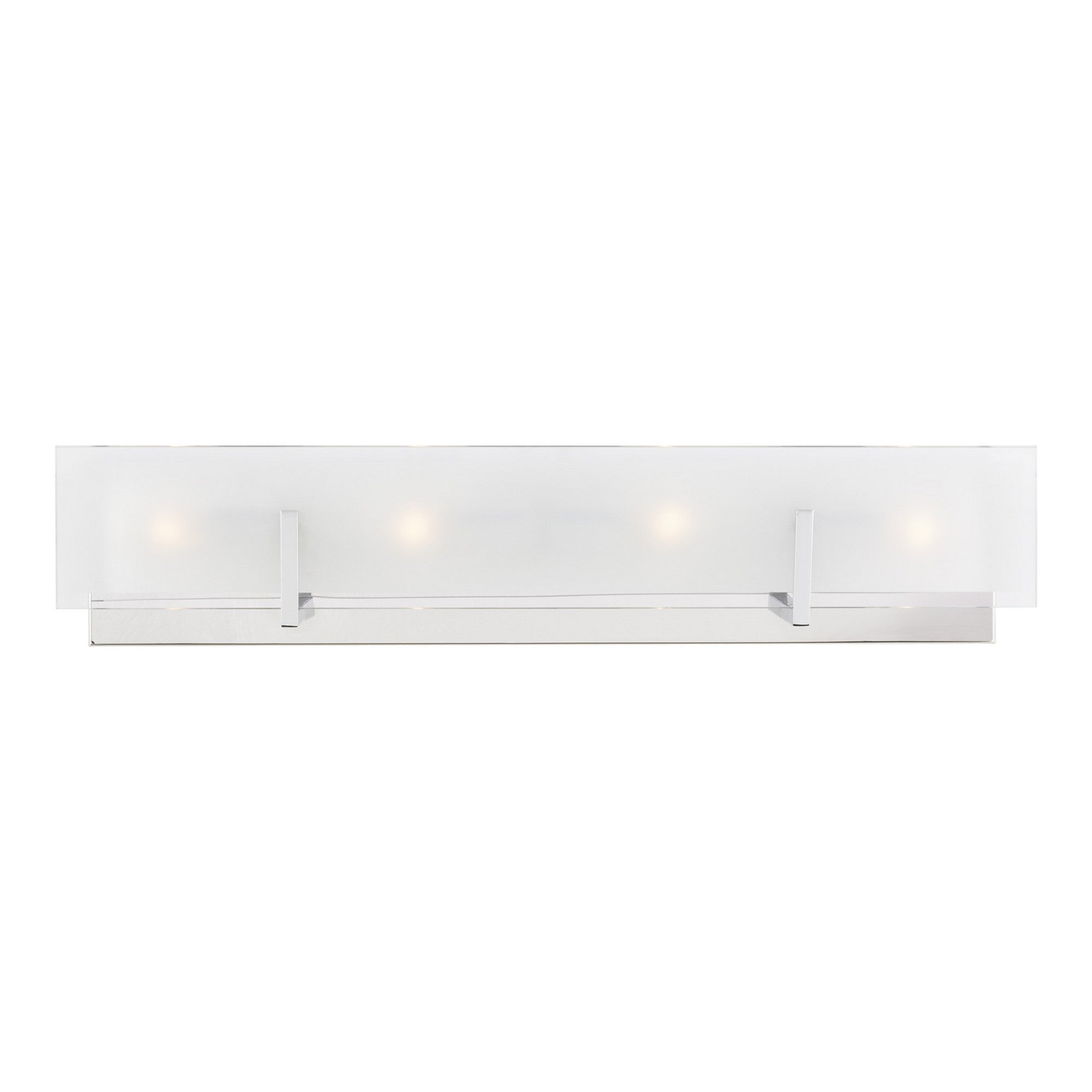 Syll 26" 4-Light LED Bathroom Vanity, Chrome Finish - Bees Lighting