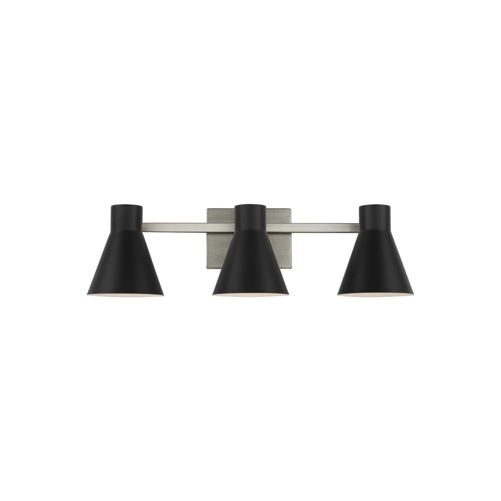 Towner 26" 3-Light LED Bathroom Vanity, Brushed Nickel Finish - Bees Lighting