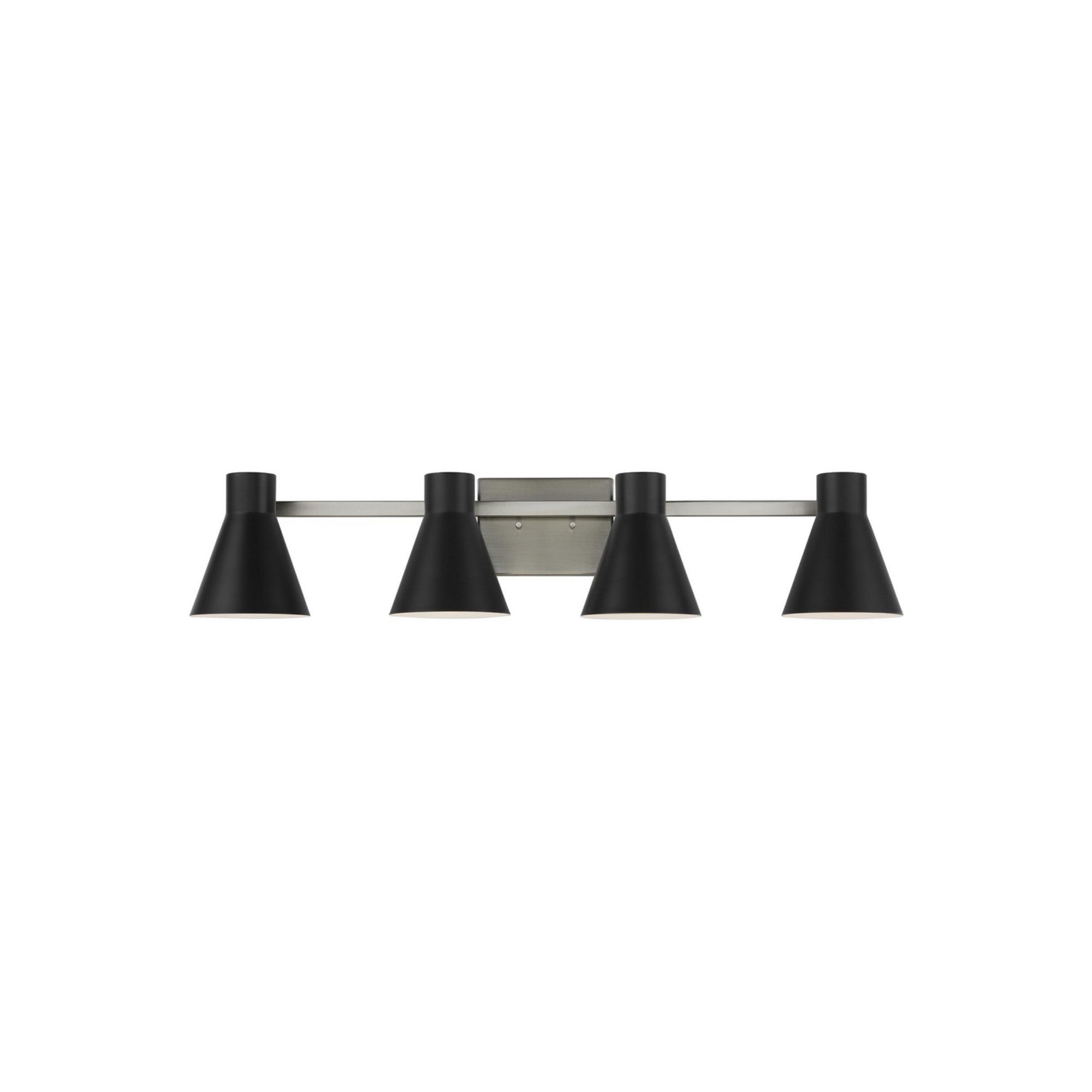 Towner 35" 4-Light LED Bathroom Vanity, Brushed Nickel Finish - Bees Lighting