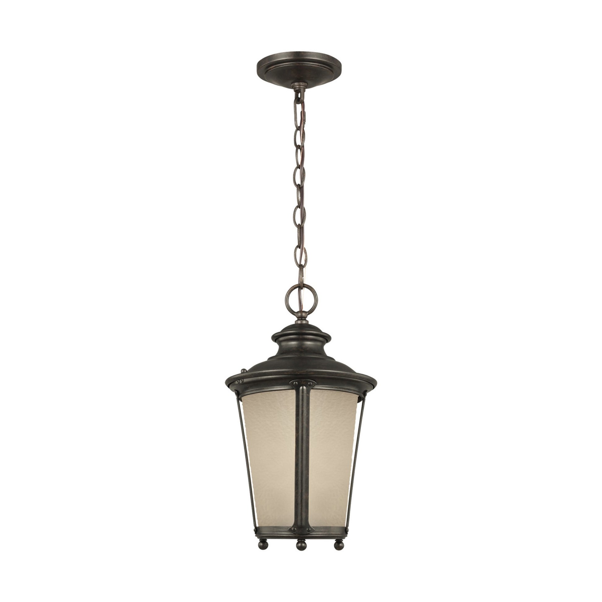 Cape May 16" Outdoor Pendant, Burled Iron Finish - Bees Lighting