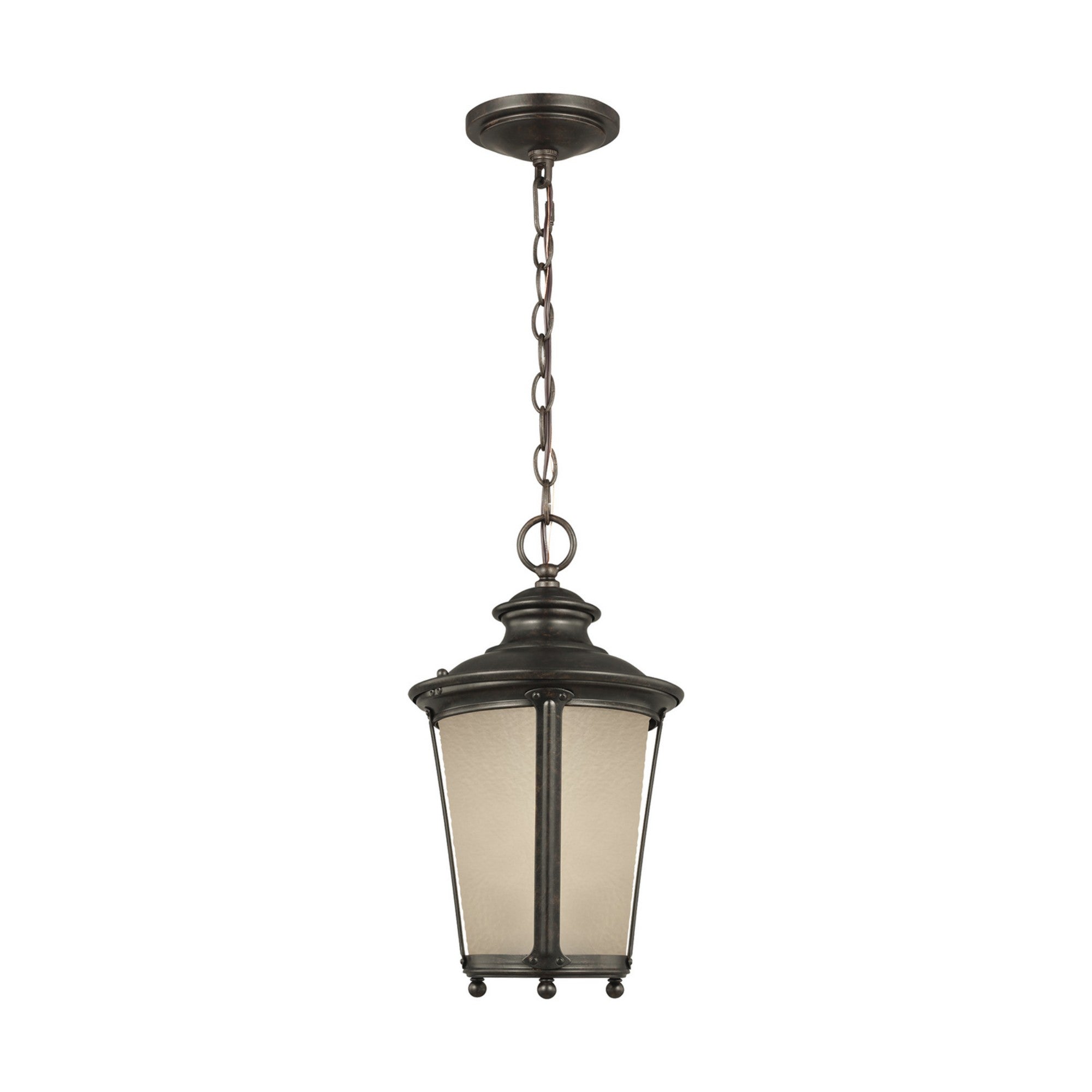 Cape May 16" Outdoor Pendant, Burled Iron Finish - Bees Lighting