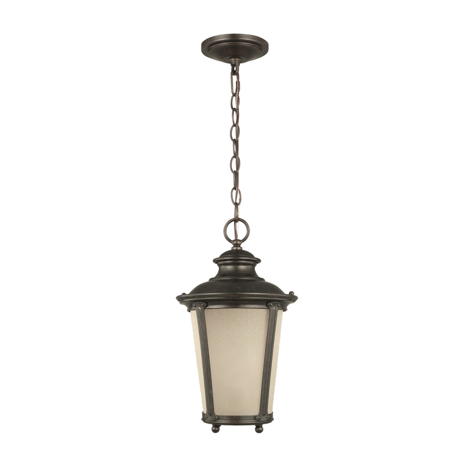 Cape May 16" Outdoor Pendant, Burled Iron Finish - Bees Lighting
