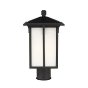 Tomek 15" Outdoor Post Lantern, Black Finish - Bees Lighting