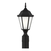 Bakersville 18" LED Outdoor Post Lantern 82941, Black Finish - Bees Lighting