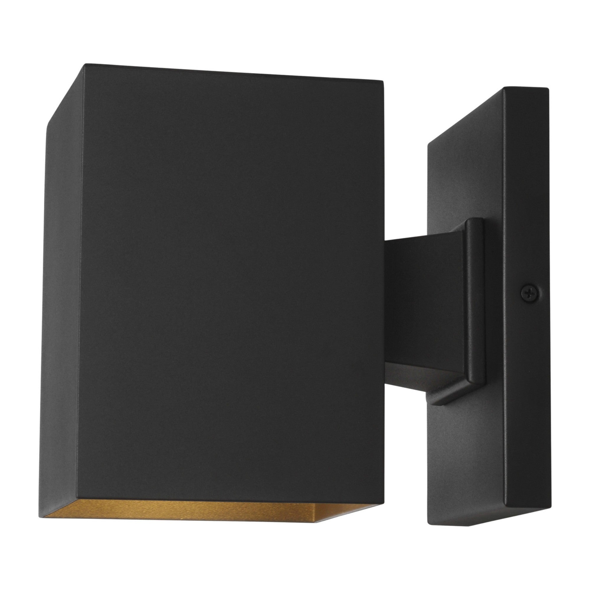 Pohl 7" Small Outdoor Wall Lantern, Black Finish - Bees Lighting