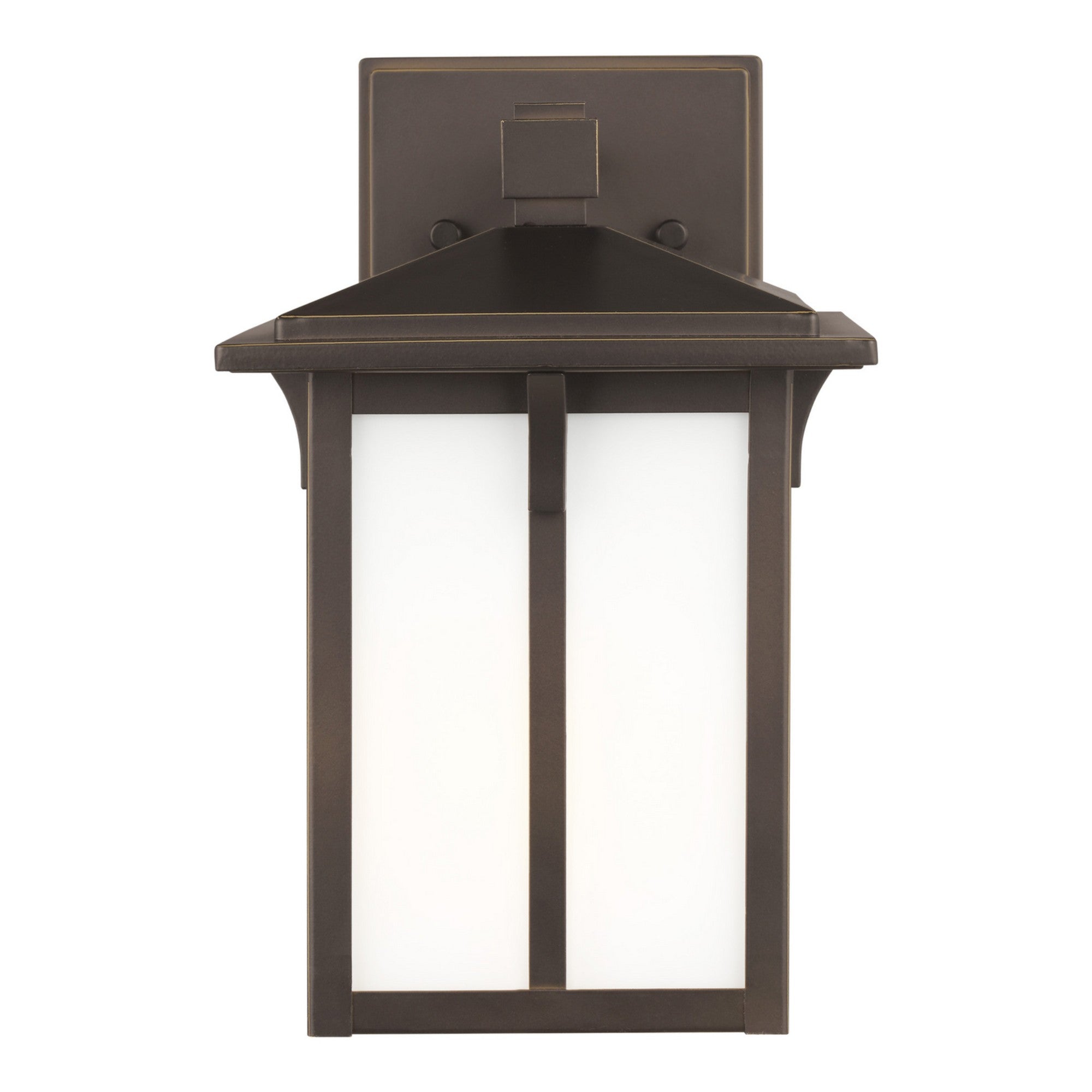 Tomek 11" Small Outdoor Wall Lantern, Antique Bronze Finish - Bees Lighting