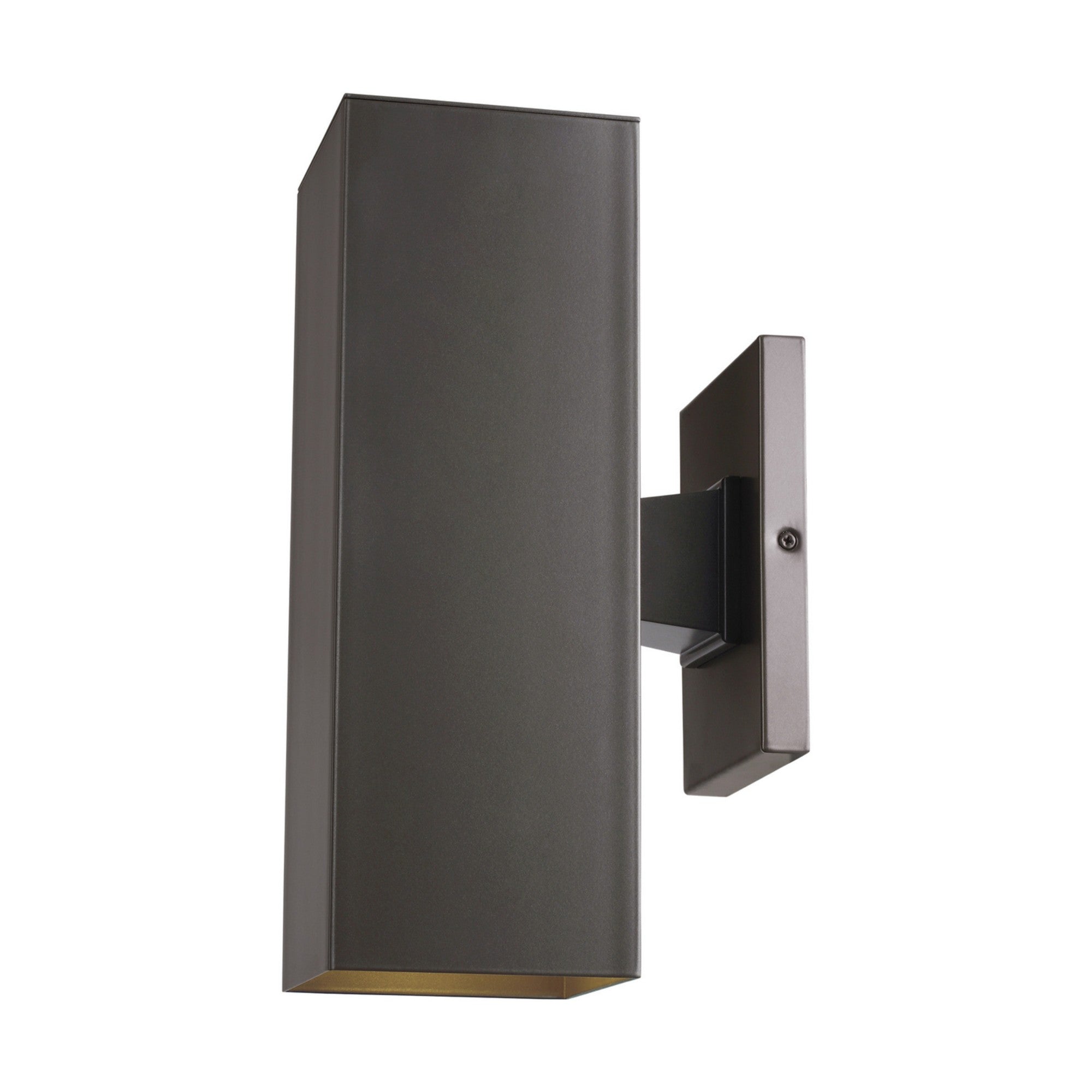 Pohl 14" Medium 2-Light Outdoor Wall Lantern, Bronze Finish - Bees Lighting