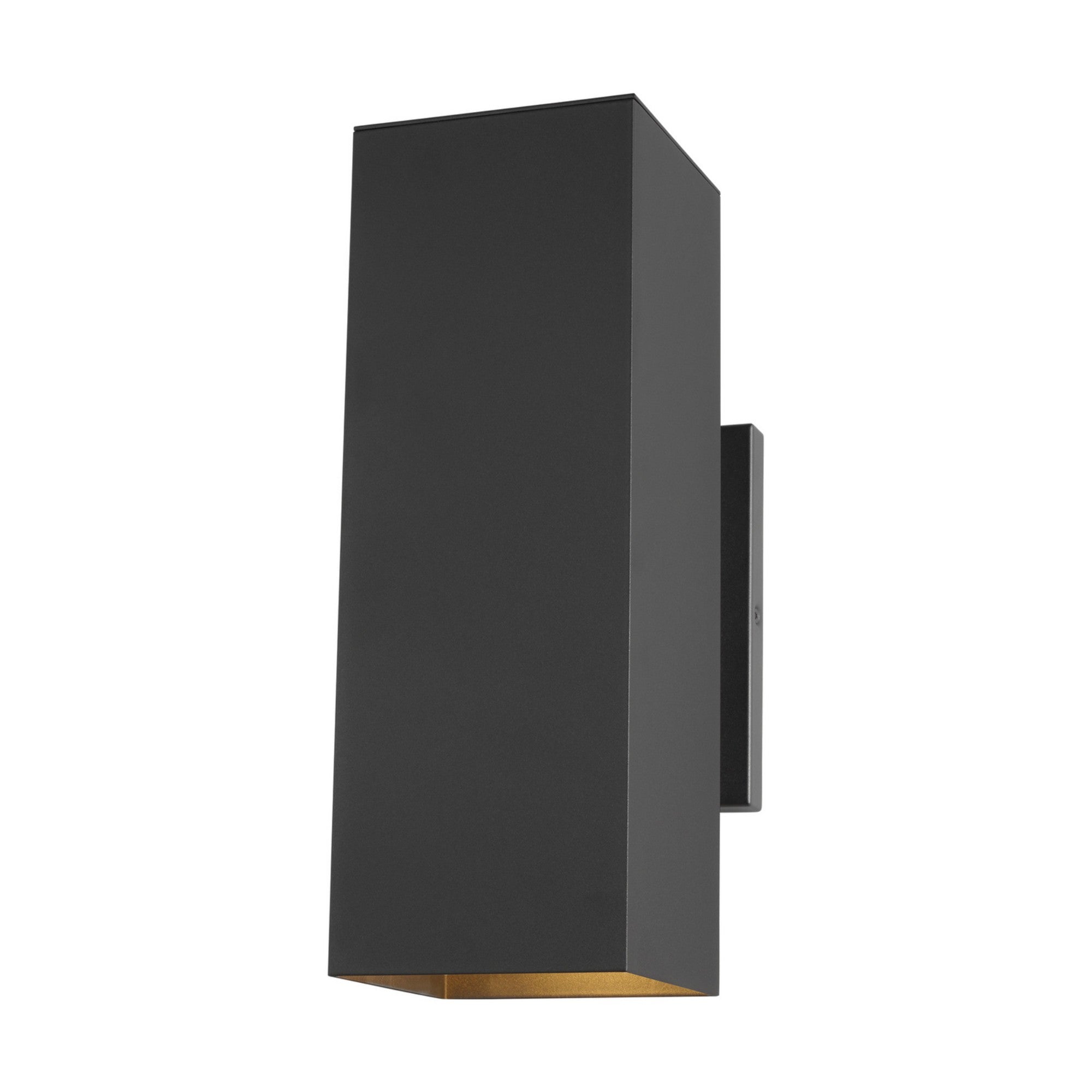 Pohl 14" Medium 2-Light Outdoor Wall Lantern, Black Finish - Bees Lighting