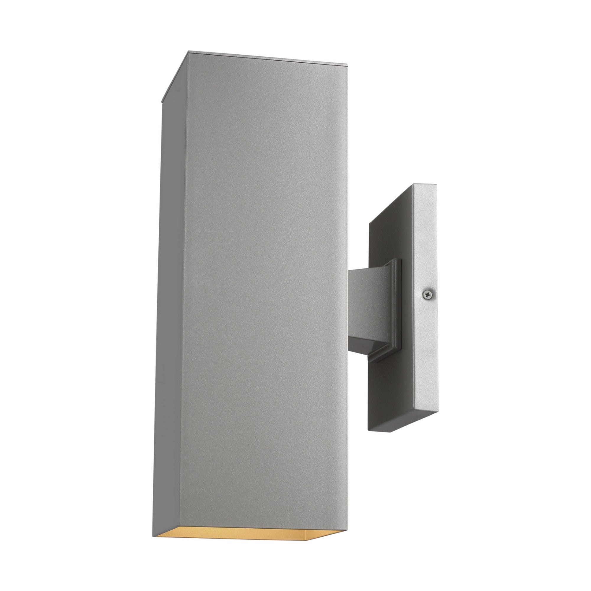 Pohl 14" Medium 2-Light Outdoor Wall Lantern, Painted Brushed Nickel Finish - Bees Lighting