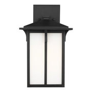 Tomek 14" Medium Outdoor Wall Lantern, Black Finish - Bees Lighting
