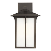 Tomek 14" Medium LED Outdoor Wall Lantern, Antique Bronze Finish - Bees Lighting