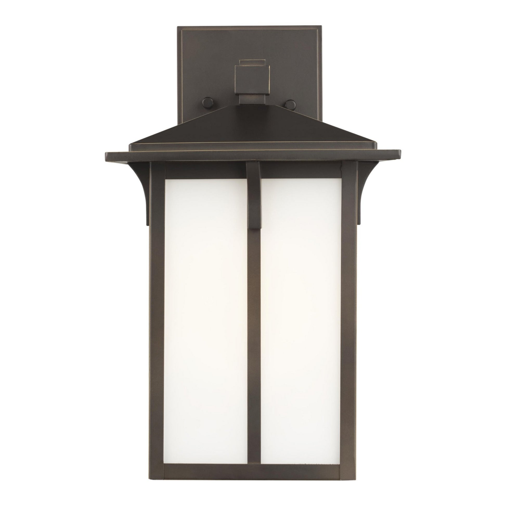 Tomek 14" Medium LED Outdoor Wall Lantern, Antique Bronze Finish - Bees Lighting