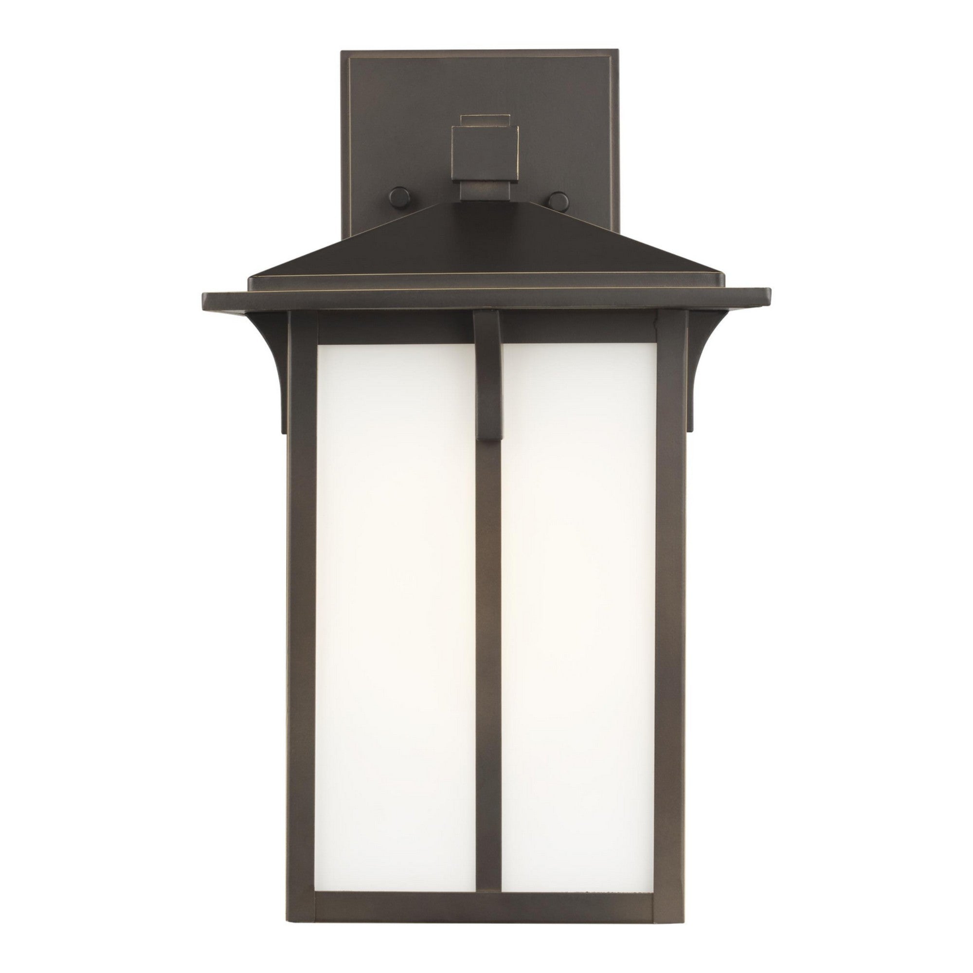Tomek 14" Medium LED Outdoor Wall Lantern, Antique Bronze Finish - Bees Lighting