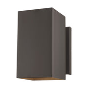 Pohl 9" Medium Outdoor Wall Lantern, Bronze Finish - Bees Lighting