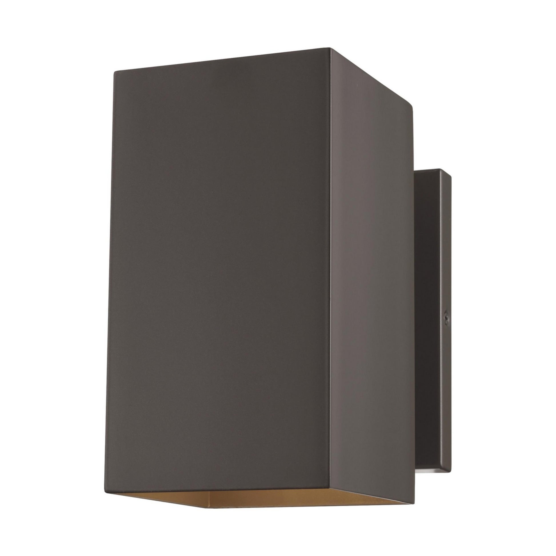 Pohl 9" Medium LED Outdoor Wall Lantern, Bronze Finish - Bees Lighting
