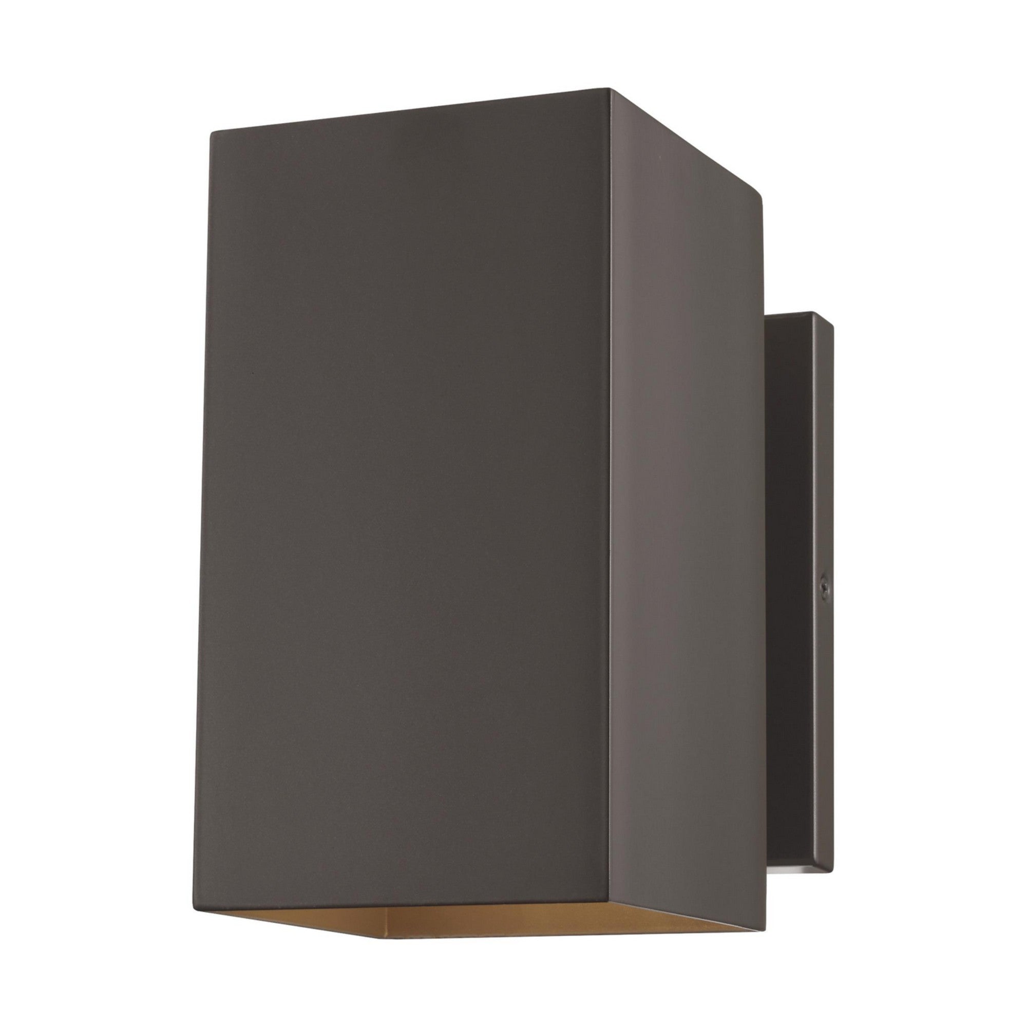 Pohl 9" Medium LED Outdoor Wall Lantern, Bronze Finish - Bees Lighting