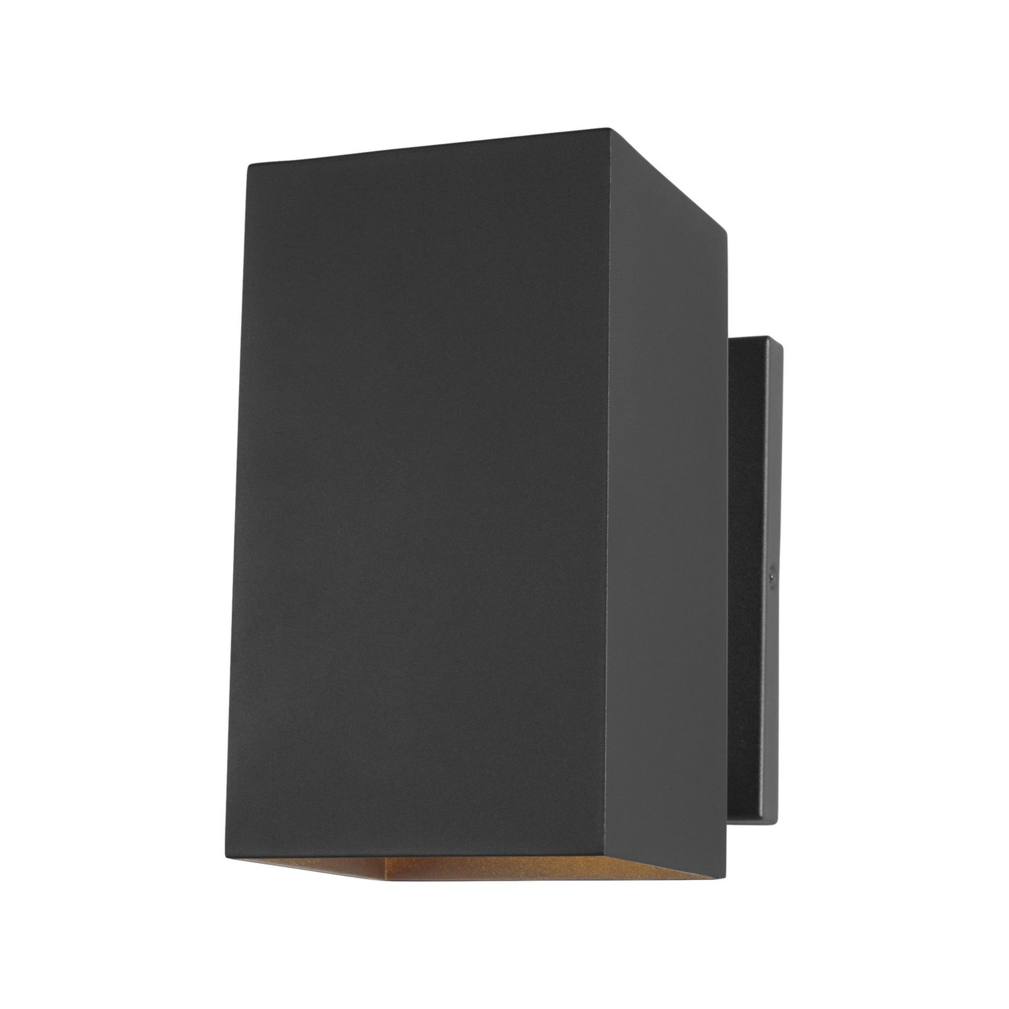 Pohl 9" Medium LED Outdoor Wall Lantern, Black Finish - Bees Lighting