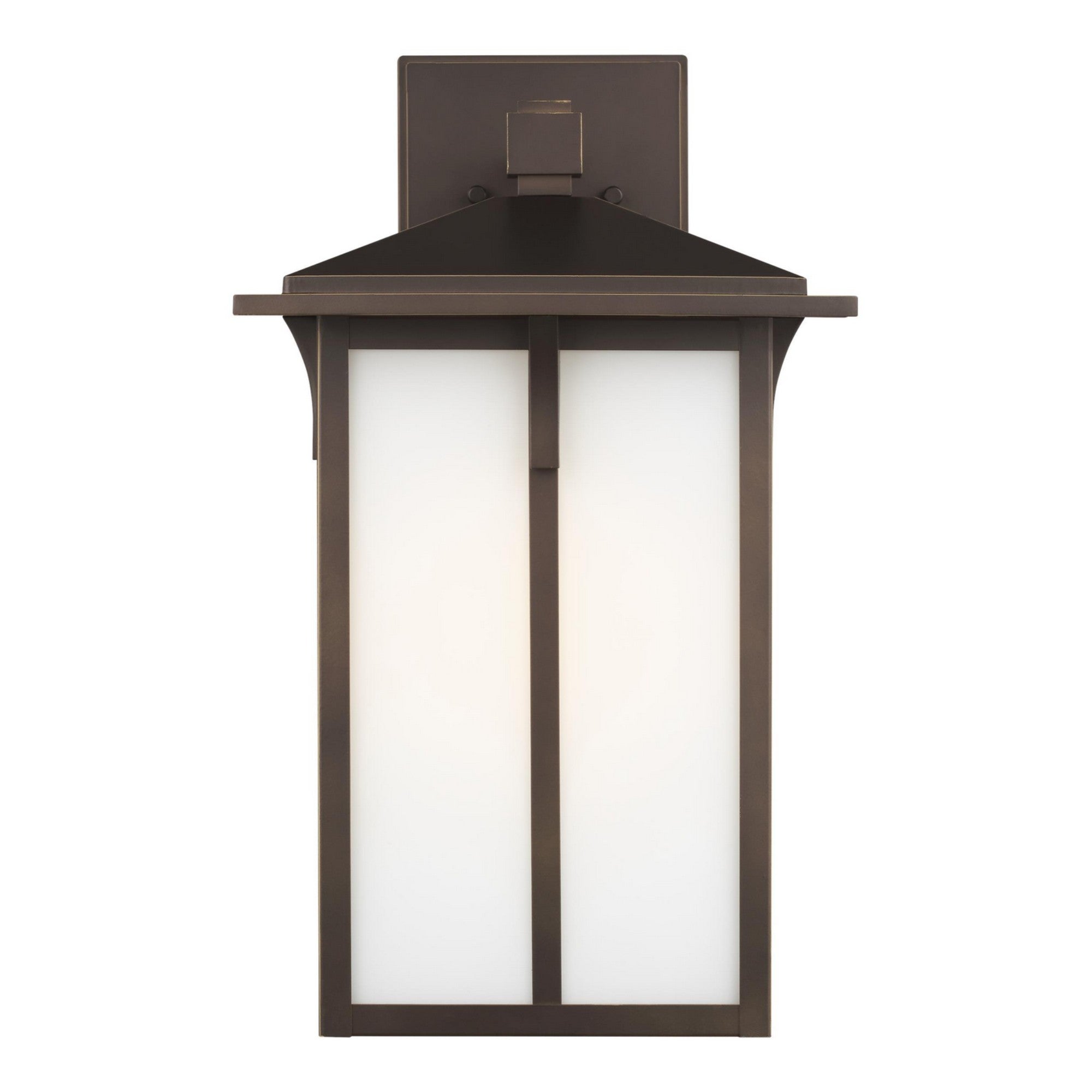 Tomek 18" Large LED Outdoor Wall Lantern, Antique Bronze Finish - Bees Lighting