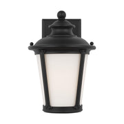 Cape May 11" LED Small Outdoor Wall Lantern, Black Finish - Bees Lighting