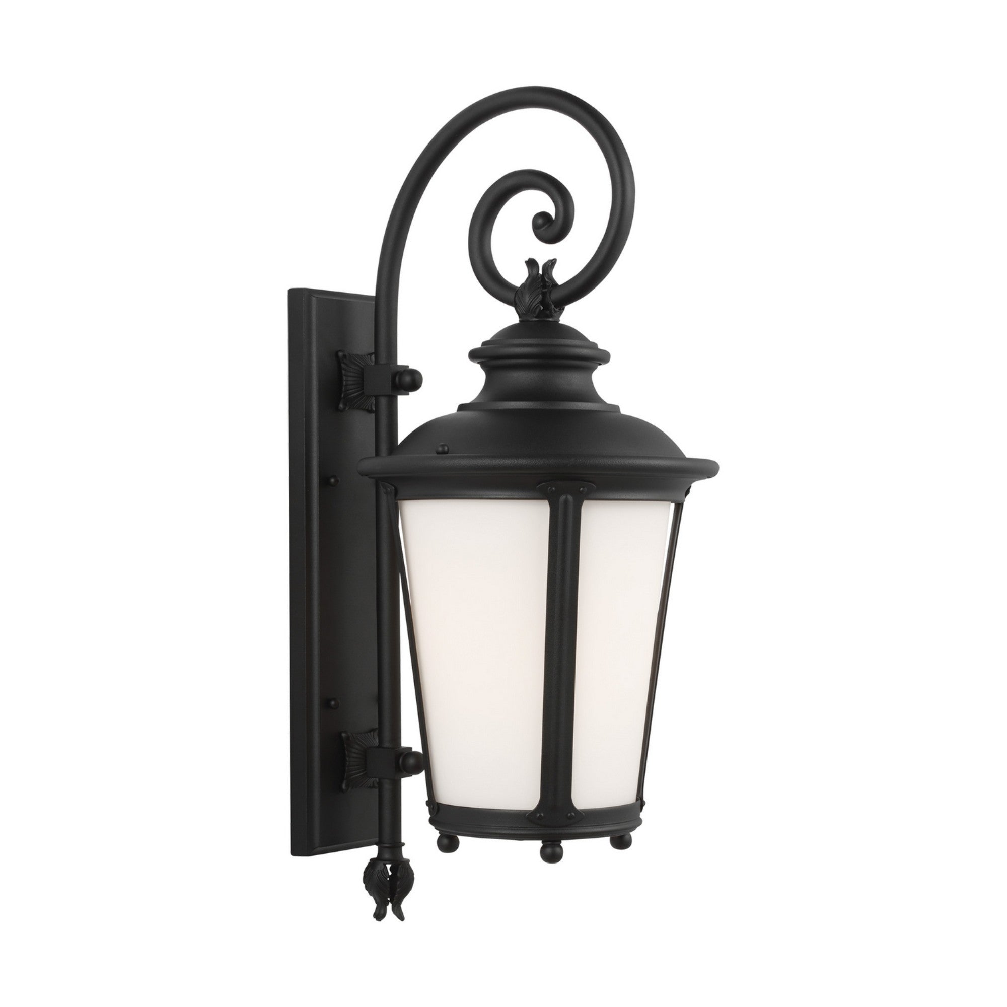 Cape May 26" Large Outdoor Wall Lantern, Black Finish - Bees Lighting