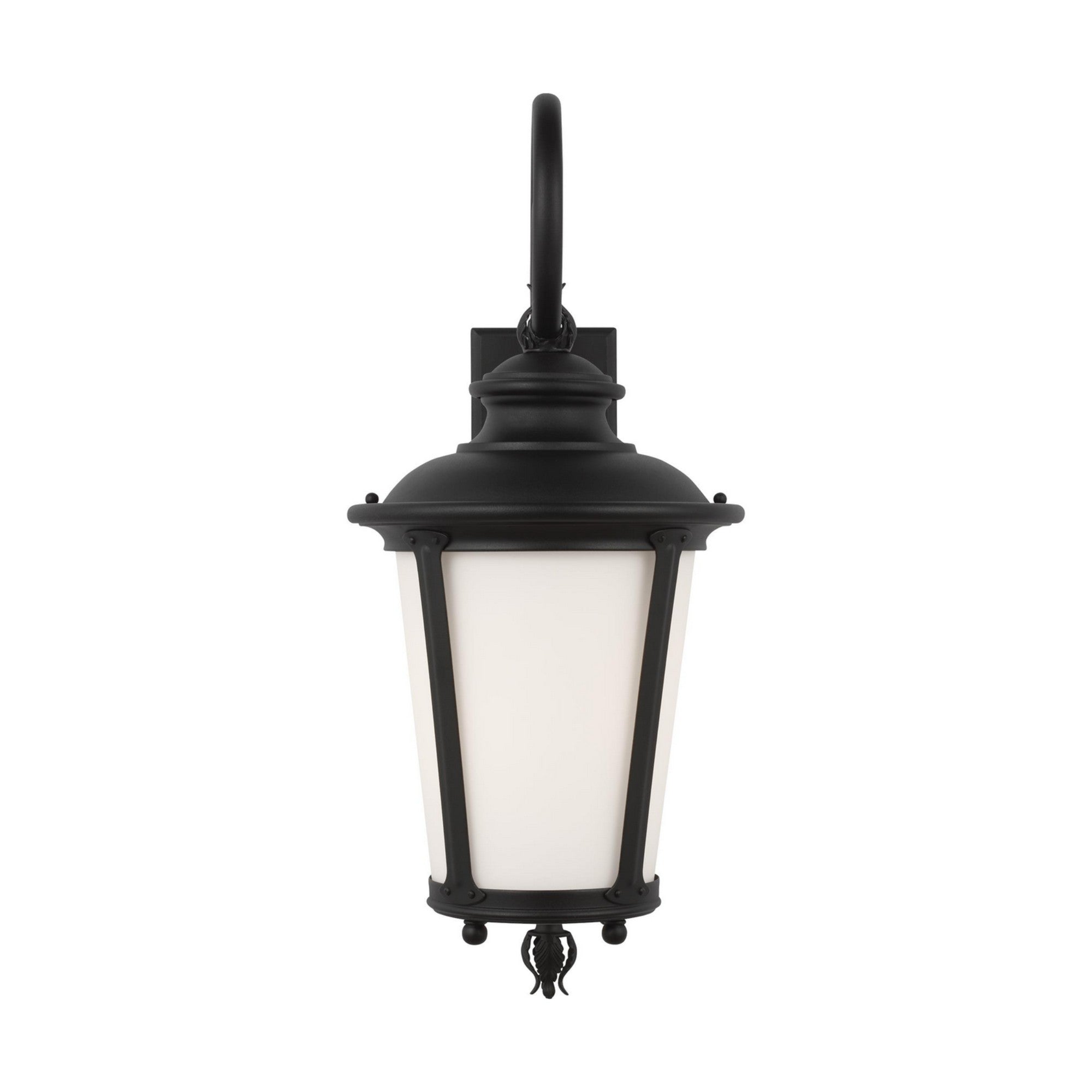 Cape May 26" LED Large Outdoor Wall Lantern, Black Finish - Bees Lighting
