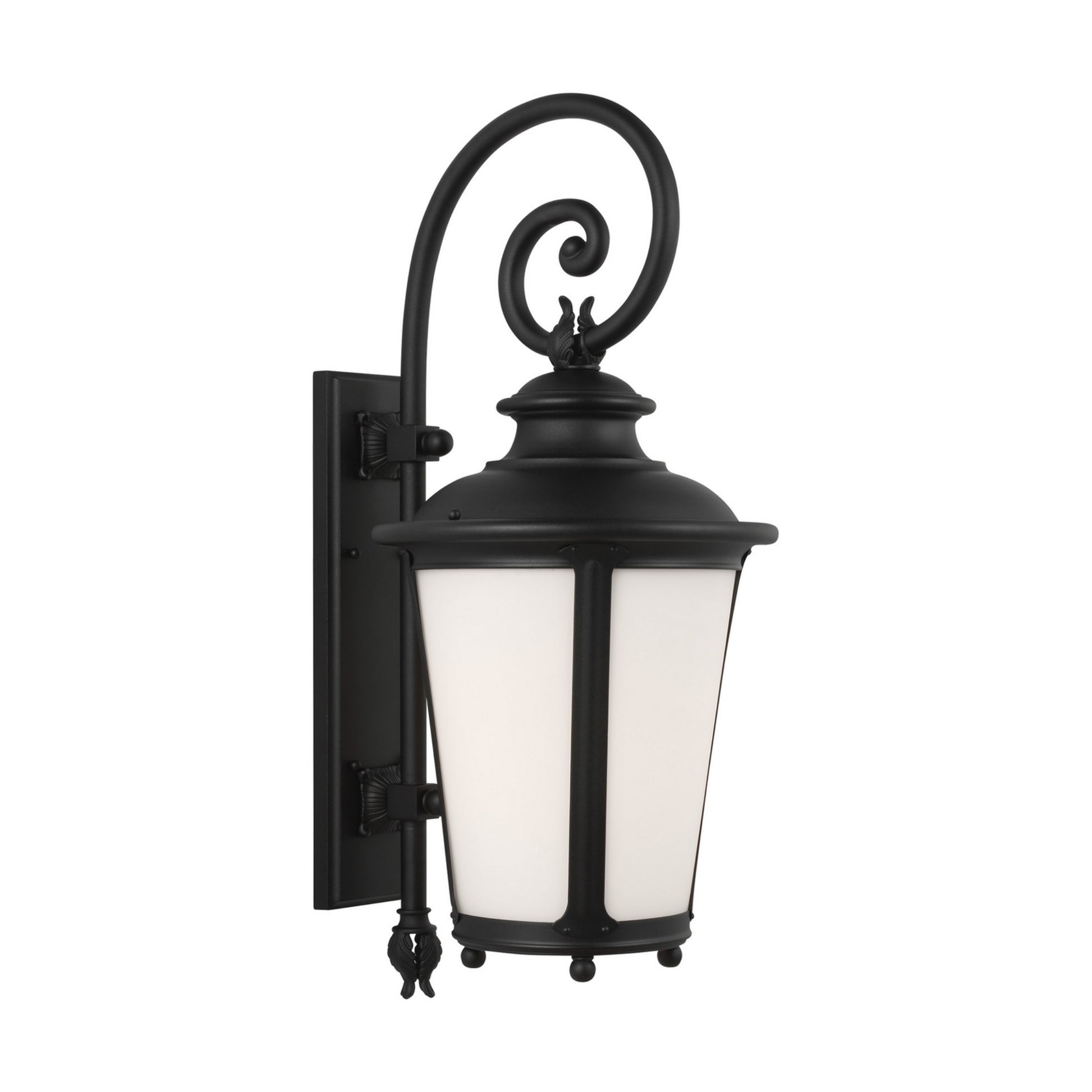 Cape May 30" X-Large Outdoor Wall Lantern, Black Finish - Bees Lighting