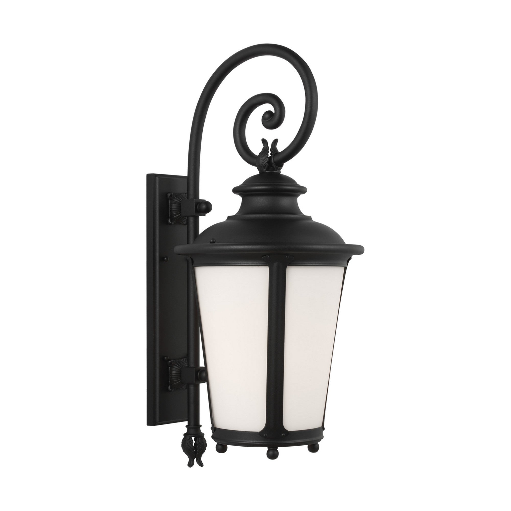 Cape May 30" X-Large Outdoor Wall Lantern, Black Finish - Bees Lighting