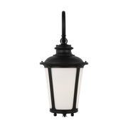 Cape May 30" X-Large Outdoor Wall Lantern, Black Finish - Bees Lighting