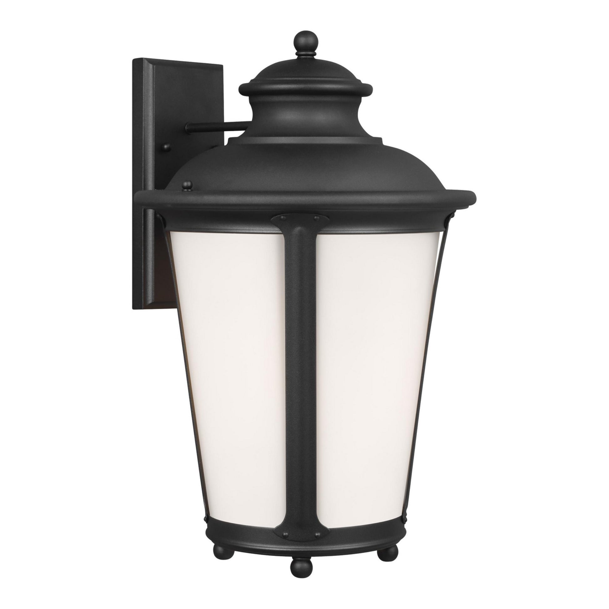 Cape May 20" LED X-Large Outdoor Wall Lantern, Black Finish - Bees Lighting