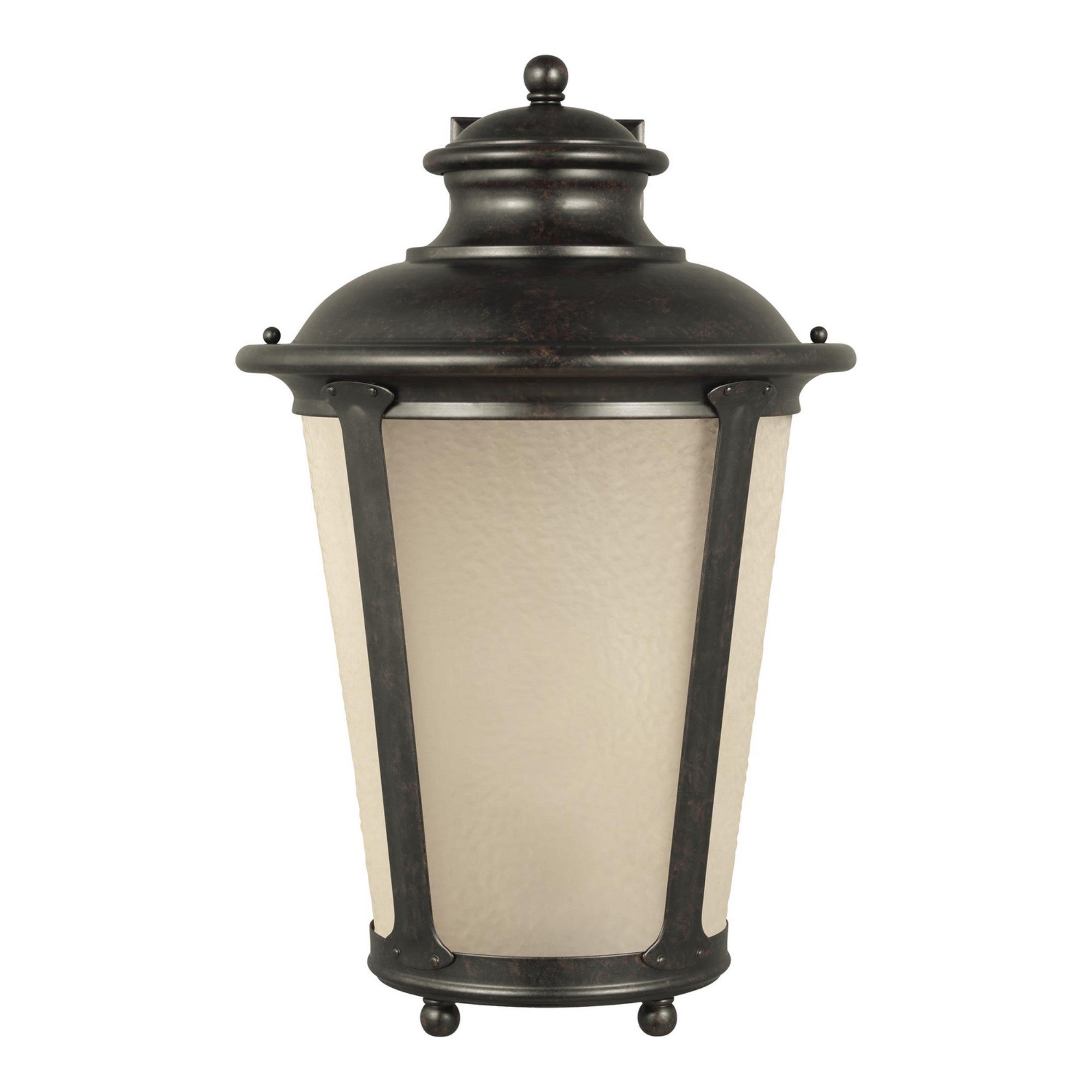 Cape May 20" LED X-Large Outdoor Wall Lantern, Burled Iron Finish - Bees Lighting