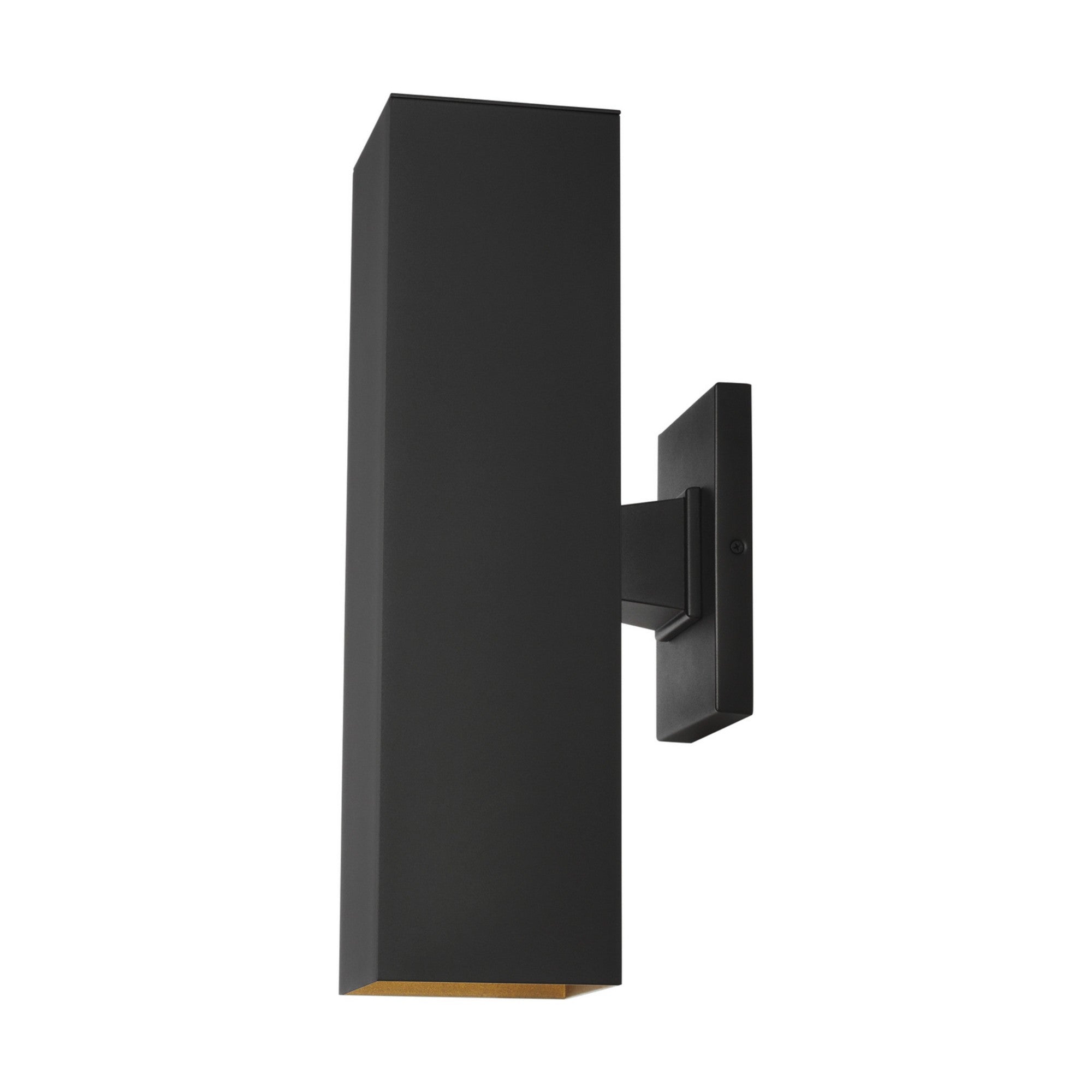 Pohl 19" Large 2-Light Outdoor Wall Lantern, Black Finish - Bees Lighting