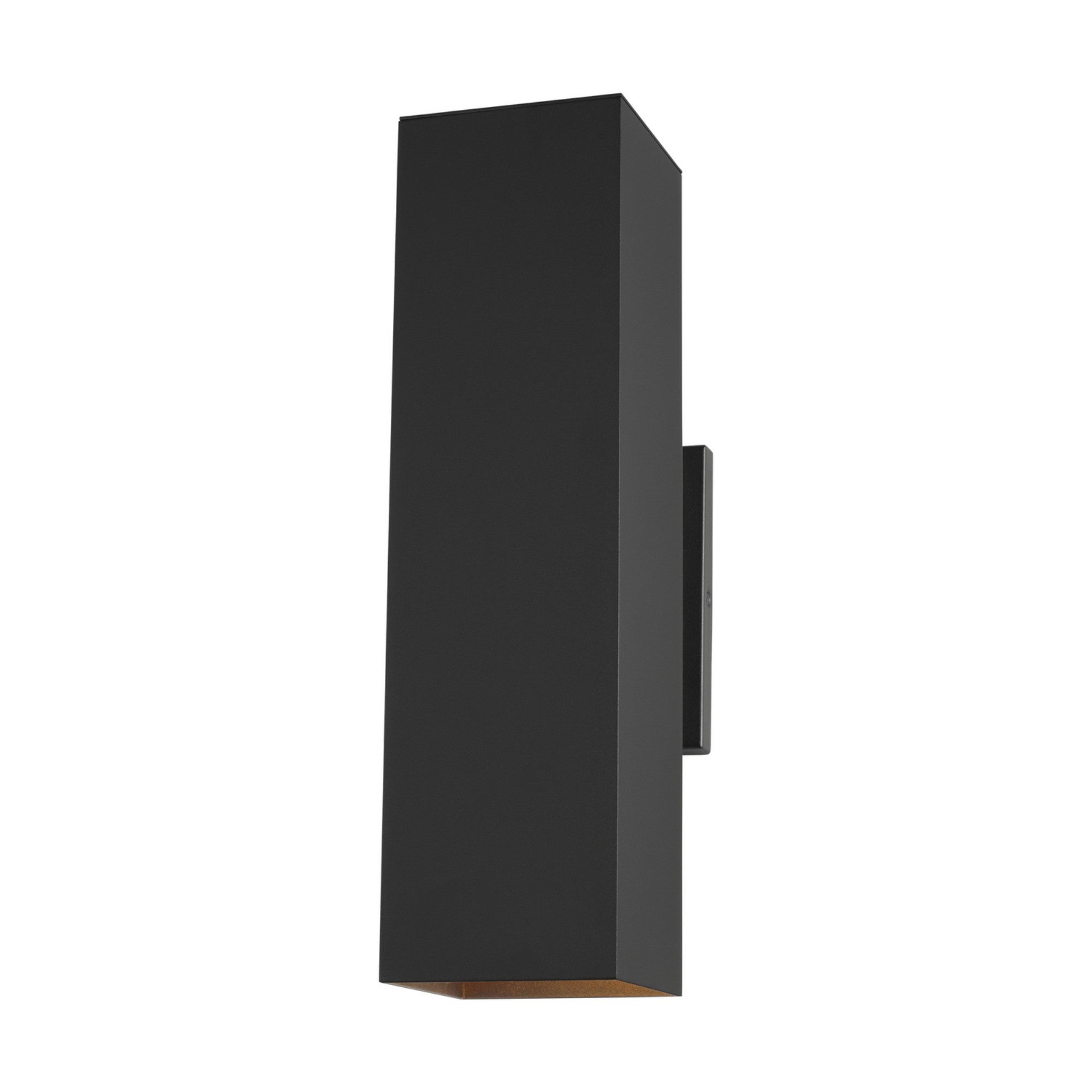 Pohl 19" Large 2-Light Outdoor Wall Lantern, Black Finish - Bees Lighting