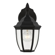 Bakersville 11" Small Outdoor Wall Lantern 88936, Black Finish - Bees Lighting