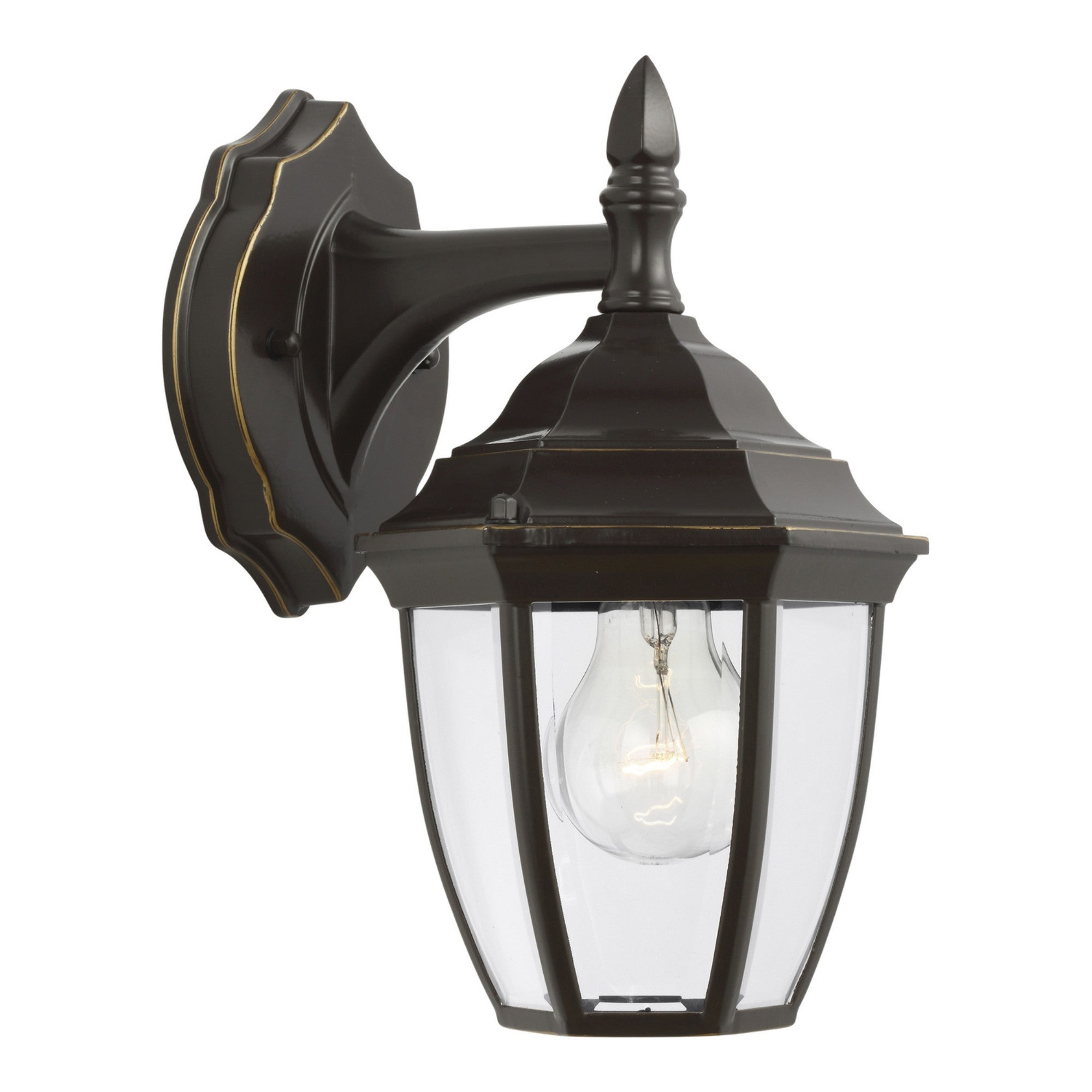 Bakersville 11" Small Outdoor Wall Lantern 88936, Antique Bronze Finish - Bees Lighting