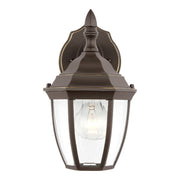 Bakersville 11" Small Outdoor Wall Lantern 88936, Antique Bronze Finish - Bees Lighting
