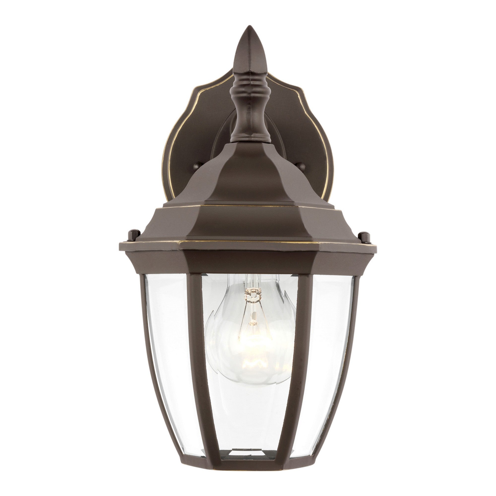 Bakersville 11" Small Outdoor Wall Lantern 88936, Antique Bronze Finish - Bees Lighting