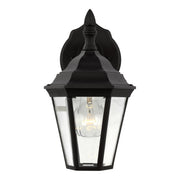 Bakersville 11" Small Outdoor Wall Lantern 88937, Black Finish - Bees Lighting