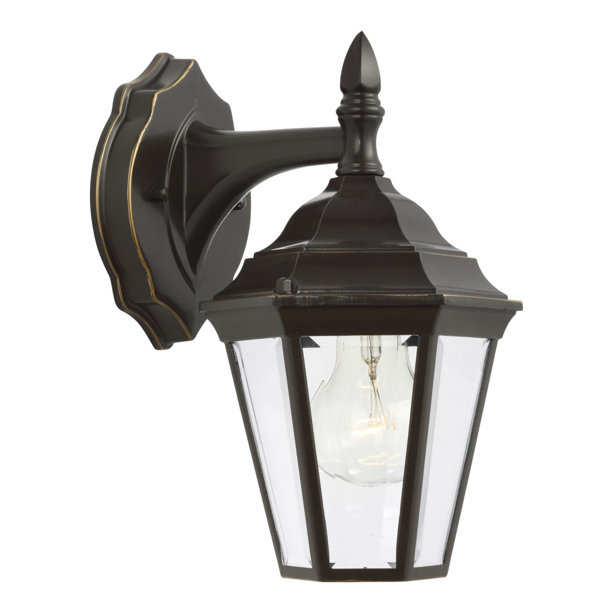 Bakersville 11" Small Outdoor Wall Lantern 88937, Antique Bronze Finish - Bees Lighting