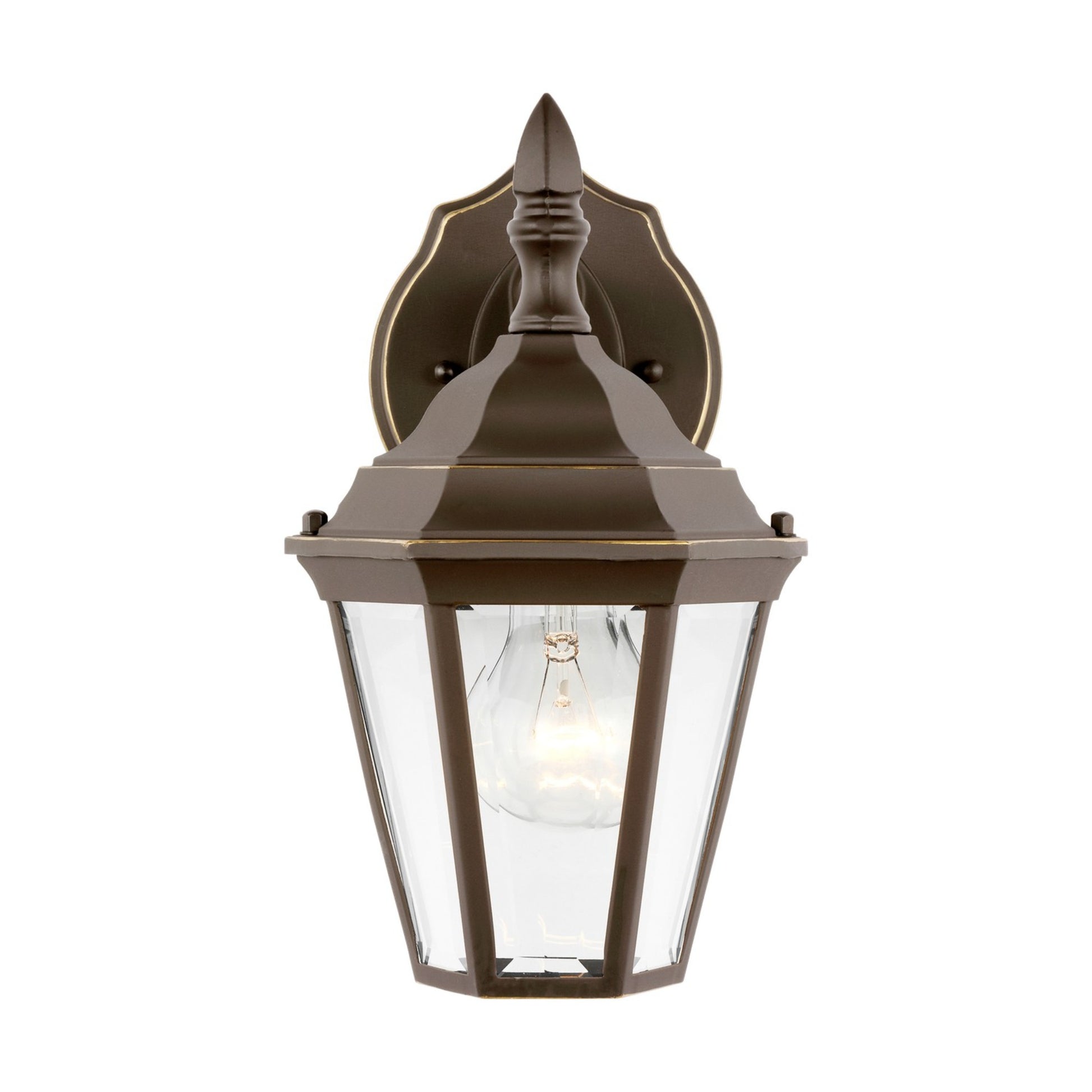 Bakersville 11" Small Outdoor Wall Lantern 88937, Antique Bronze Finish - Bees Lighting