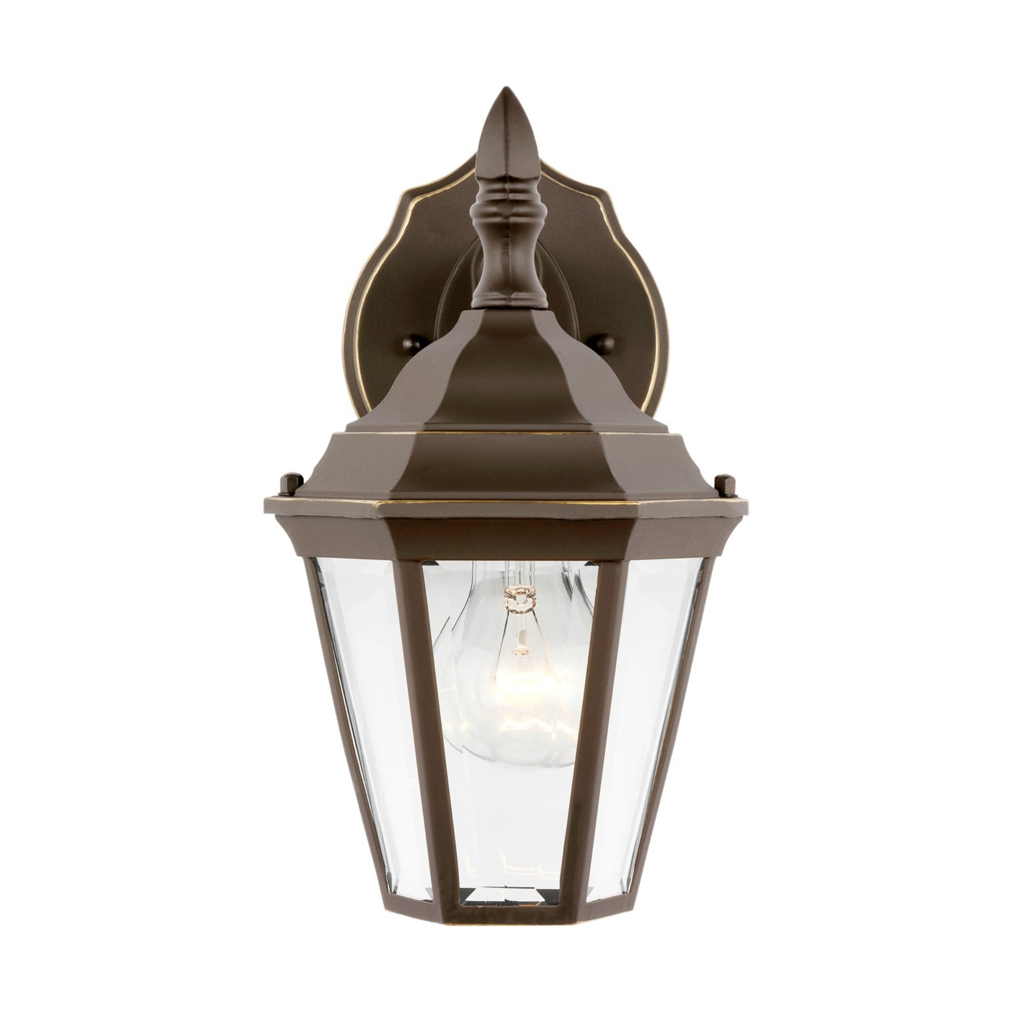 Bakersville 11" Small Outdoor Wall Lantern 88937, Antique Bronze Finish - Bees Lighting