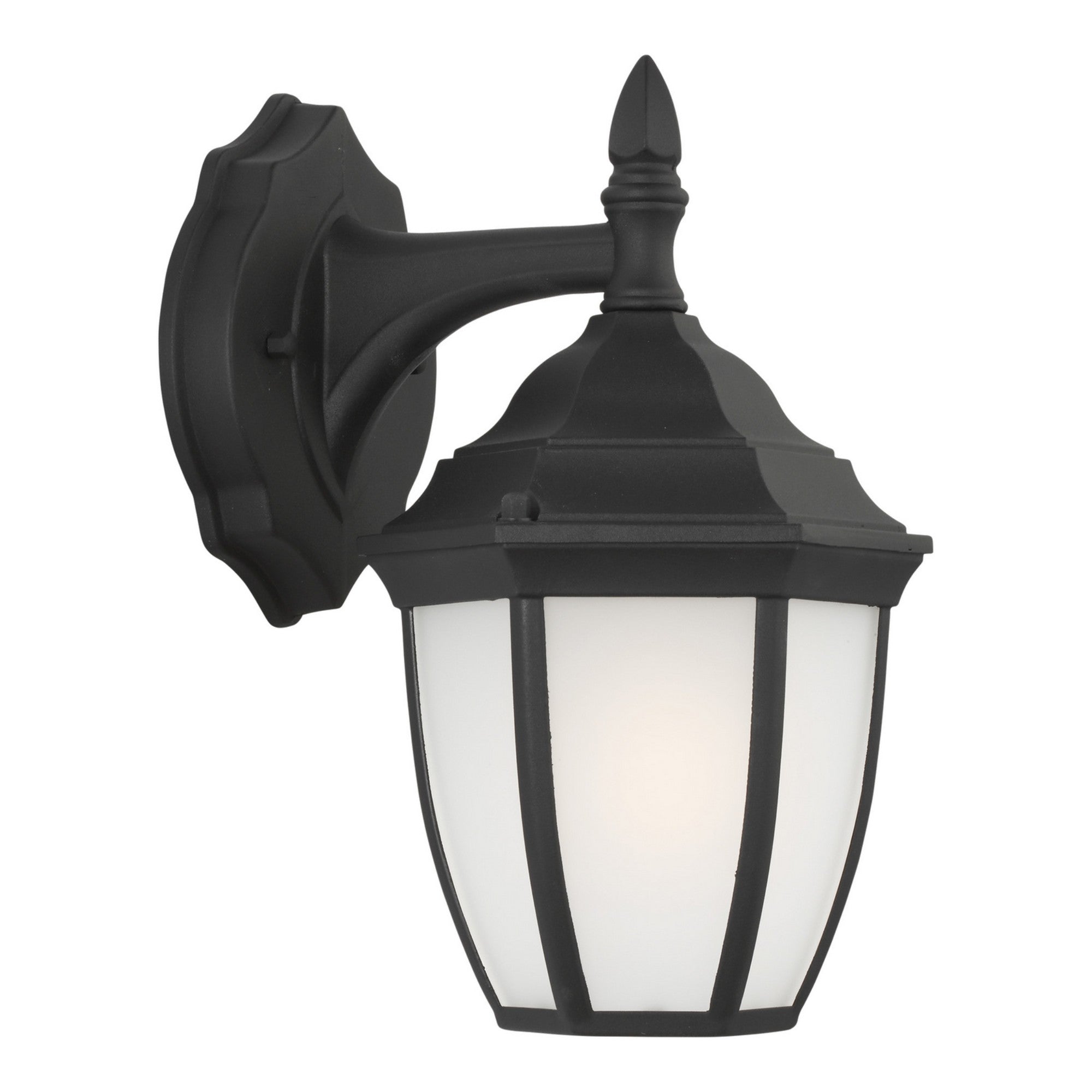 Bakersville 11" Small Outdoor Wall Lantern 89936, Black Finish - Bees Lighting