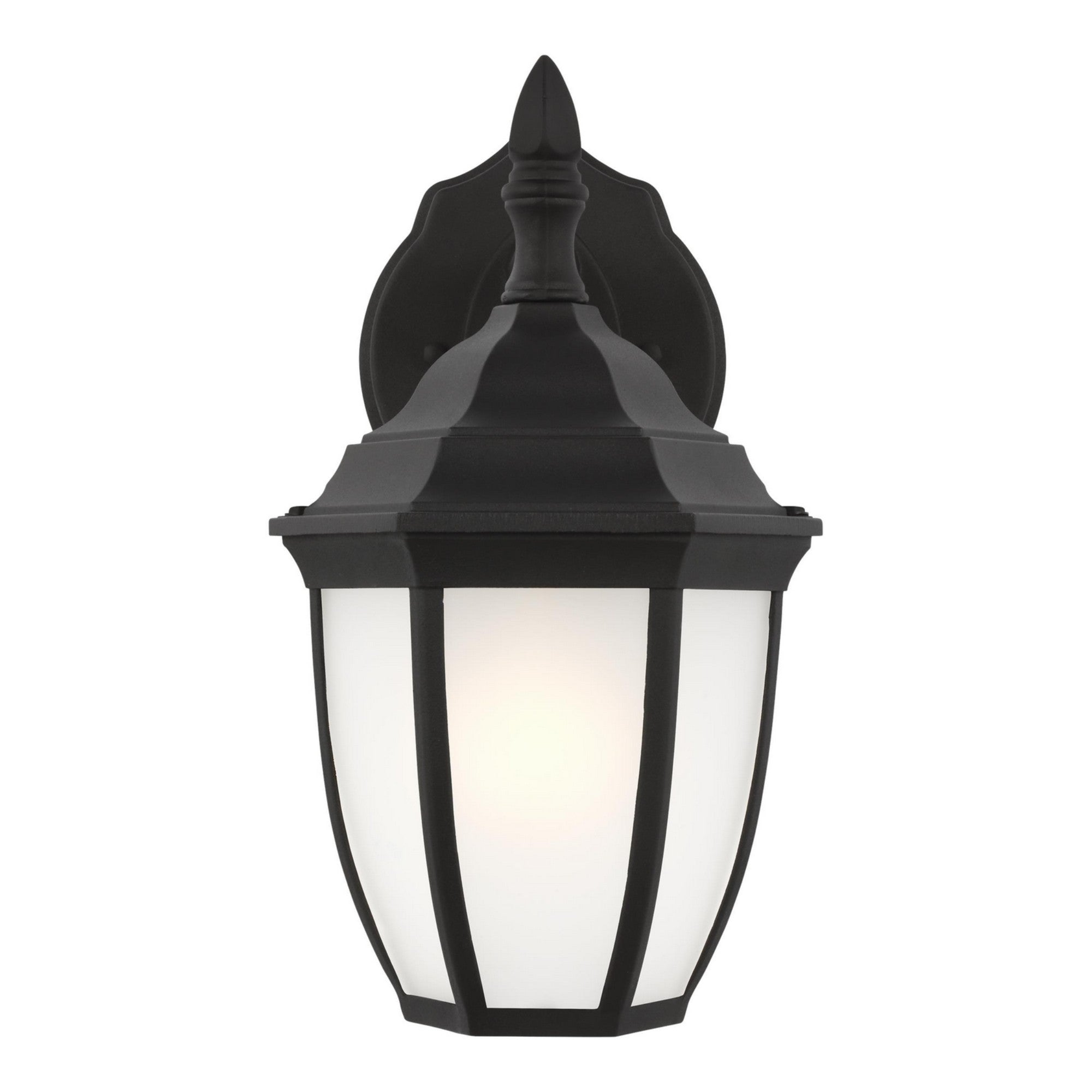 Bakersville 11" LED Small Outdoor Wall Lantern 89936, Black Finish - Bees Lighting