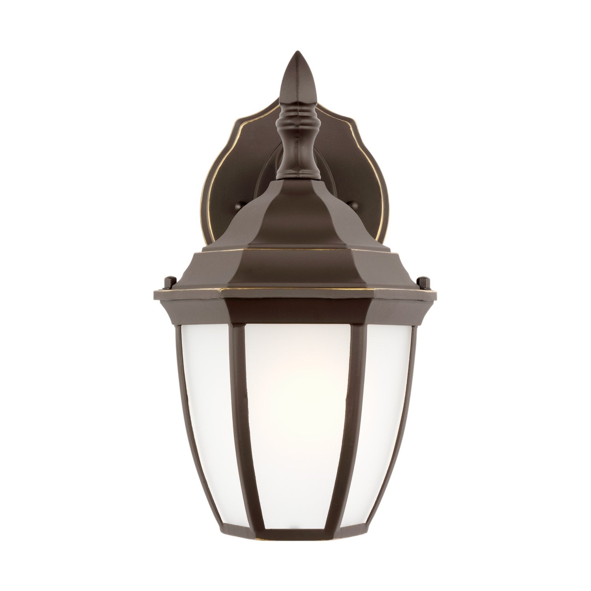 Bakersville 11" LED Small Outdoor Wall Lantern 89936, Antique Bronze Finish - Bees Lighting