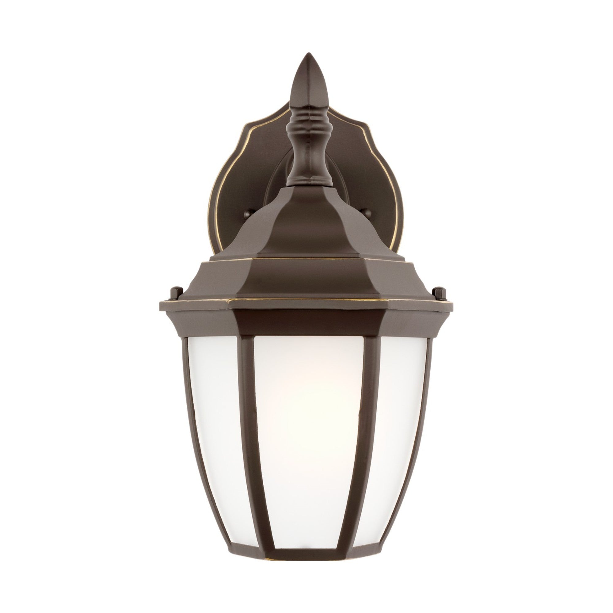 Bakersville 11" LED Small Outdoor Wall Lantern 89936, Antique Bronze Finish - Bees Lighting