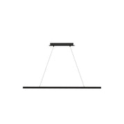 Dessau 48" LED Linear Suspension, Nightshade Black Finish - Bees Lighting